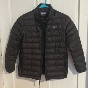Black kids Patagonia down jacket